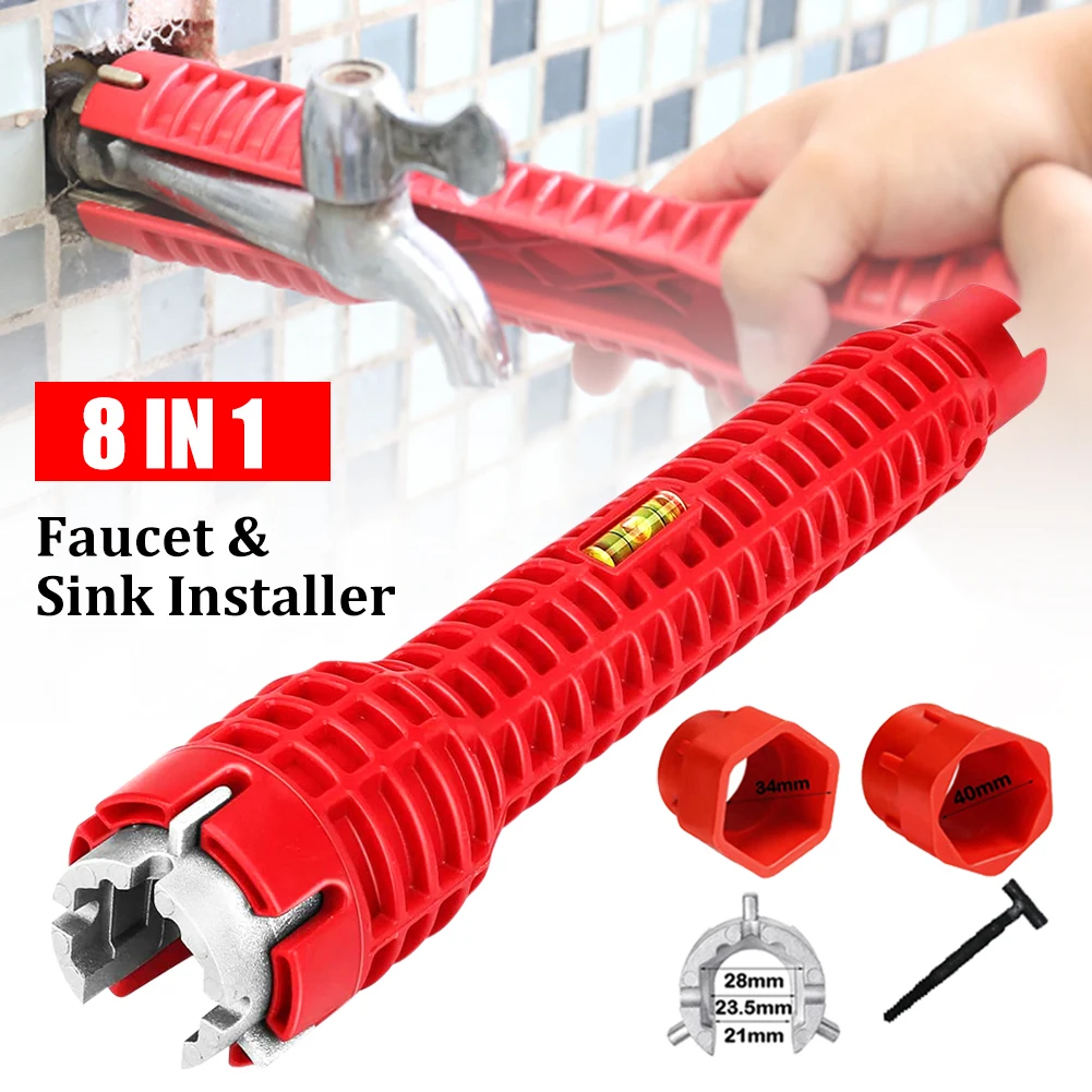 5/8 In 1 Multifunction Flume Wrench Sink Faucet Plumbing Tools English Key Repair Wrench Tools Bathroom Toilet Wrenches
5/8 In 1 Multifunction Flume Wrench Sink Faucet Plumbing Tools English Key Repair Wrench Tools Bathroom Toilet Wrenches