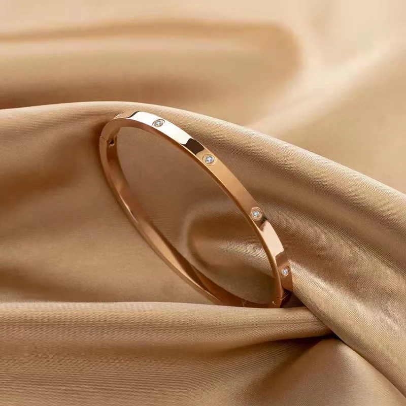 Baochang Jewelry 18k Rose Gold Plated Stainless Steel Beautiful Fashion Women Bangle Bracelet with Diamonds
Baochang Jewelry 18k Rose Gold Plated Stainless Steel Beautiful Fashion Women Bangle Bracelet with Diamonds