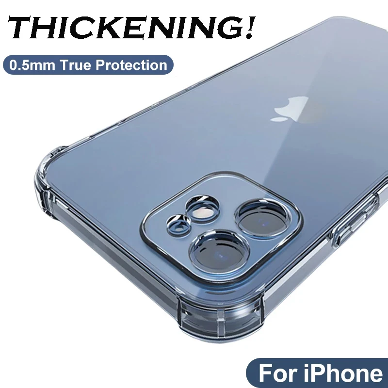 Thick Shockproof Silicone Phone Case for IPhone 13 11 12 Pro Max Lens Protection Case on IPhone Xr X Xs Max 7 8 Plus Cases Cover
Thick Shockproof Silicone Phone Case for IPhone 13 11 12 Pro Max Lens Protection Case on IPhone Xr X Xs Max 7 8 Plus Cases Cover