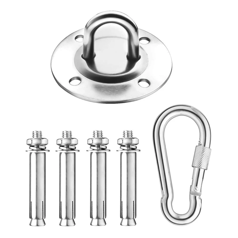Stainless Steel Suspension Ceiling Hook for Hanging Yoga Swing Hammock Boxing Punch Bag Gym Wall Ring Hook
Stainless Steel Suspension Ceiling Hook for Hanging Yoga Swing Hammock Boxing Punch Bag Gym Wall Ring Hook