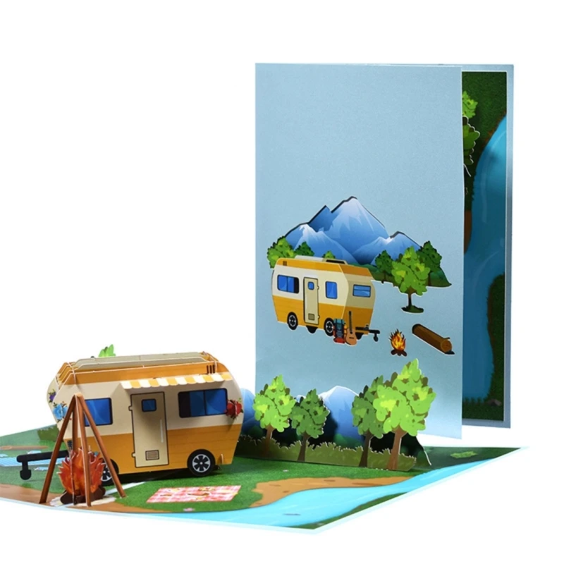 3D открытка RV всплывающая открытка для кемпинга поздравительная открытка с конвертом открытка Прямая поставка
3D открытка RV всплывающая открытка для кемпинга поздравительная открытка с конвертом открытка Прямая поставка