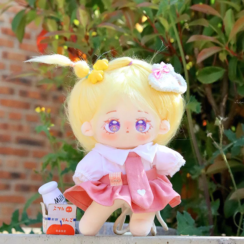 20cm IDol Doll Plush Star Dolls Kawaii jk Skirt Yellow Hair No Attributes Dolls Toys Fans Collection Children Girlfriend Gifts
20cm IDol Doll Plush Star Dolls Kawaii jk Skirt Yellow Hair No Attributes Dolls Toys Fans Collection Children Girlfriend Gifts