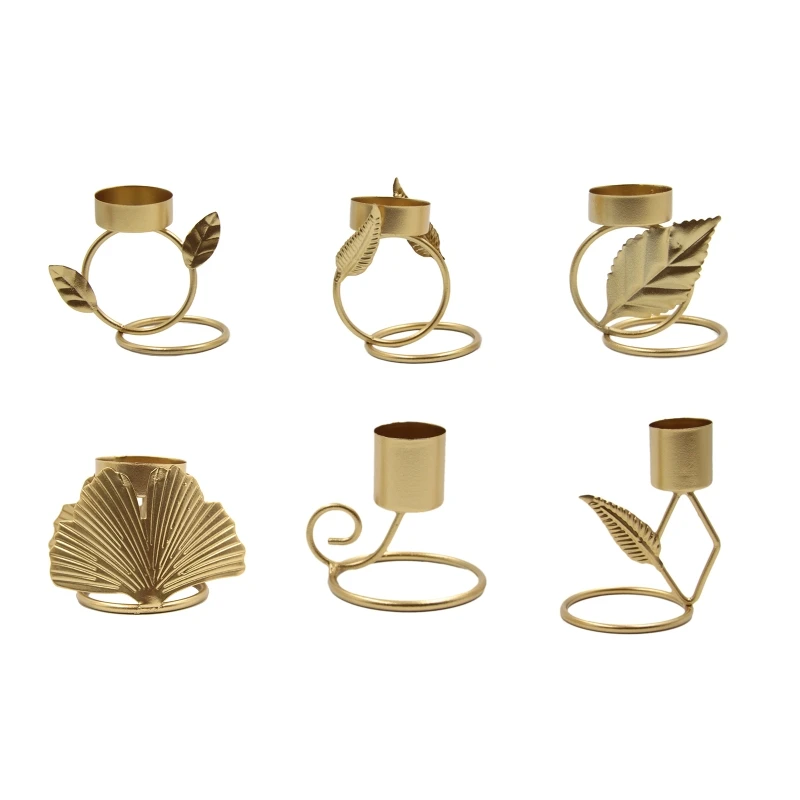 Wrought Iron Metal Leaf Ring Candle Holder Candlestick Light Luxury Crafts Decor for Candlelight Dinner Kitchen Table
Wrought Iron Metal Leaf Ring Candle Holder Candlestick Light Luxury Crafts Decor for Candlelight Dinner Kitchen Table