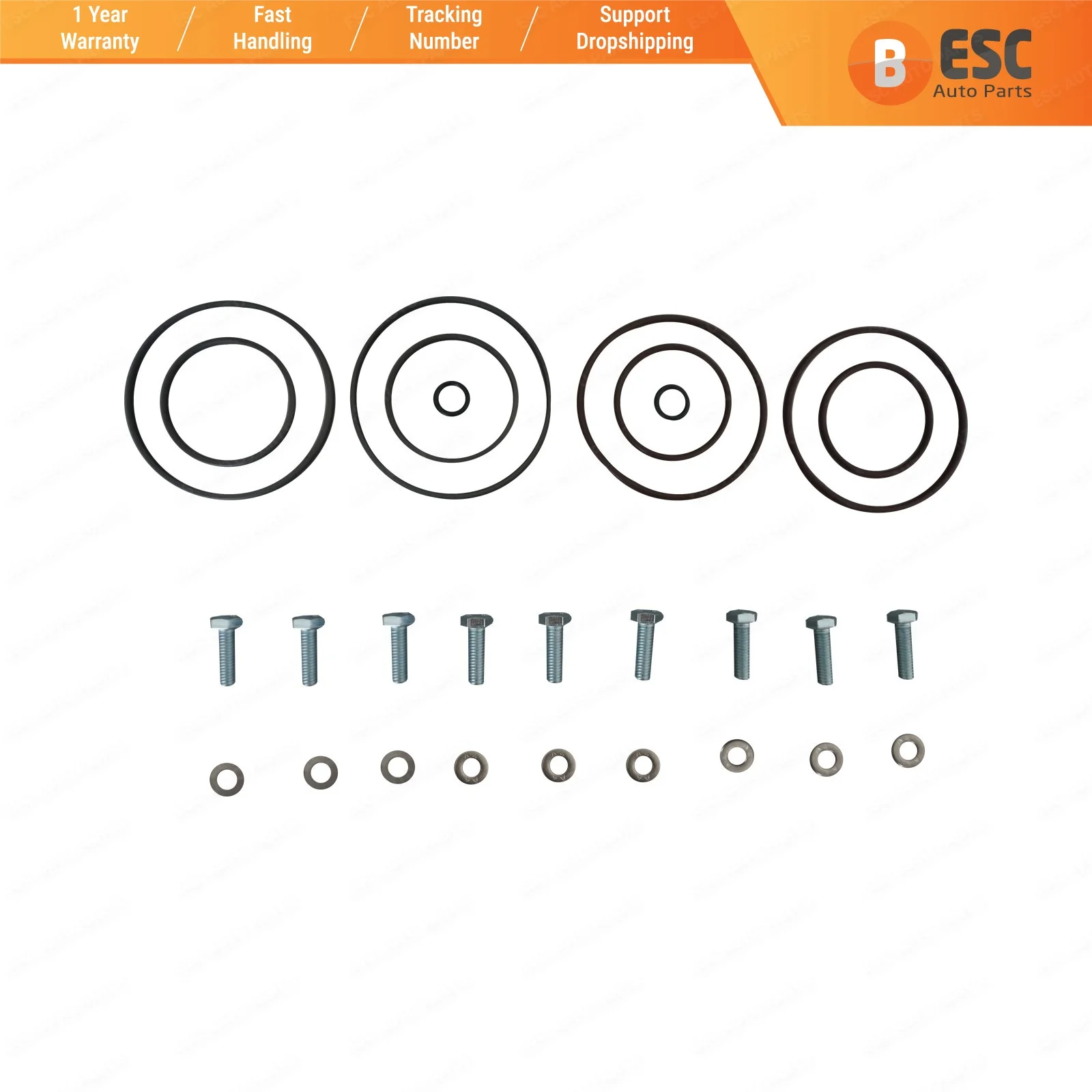 ESC ESP849 DOUBLE VANOS SEAL REPAIR KIT 11361440142 For BMW E46 E39 E60 E38 E65 X5 E53 Z3 Z4 1998-2006 M52TU M54 M56 PTFE 
ESC ESP849 DOUBLE VANOS SEAL REPAIR KIT 11361440142 For BMW E46 E39 E60 E38 E65 X5 E53 Z3 Z4 1998-2006 M52TU M54 M56 PTFE