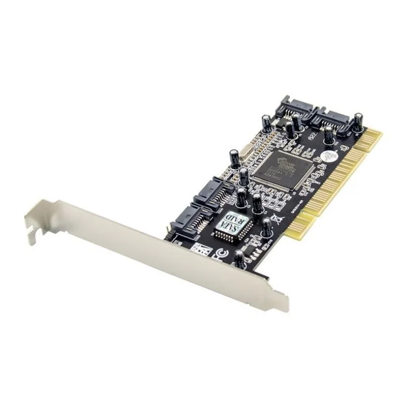 PCI To SATA Raid Card Chip Silicon SiI3114 SATA Disk Host Controller Adapter 2 Channels Expansion Converter 1500mb
PCI To SATA Raid Card Chip Silicon SiI3114 SATA Disk Host Controller Adapter 2 Channels Expansion Converter 1500mb