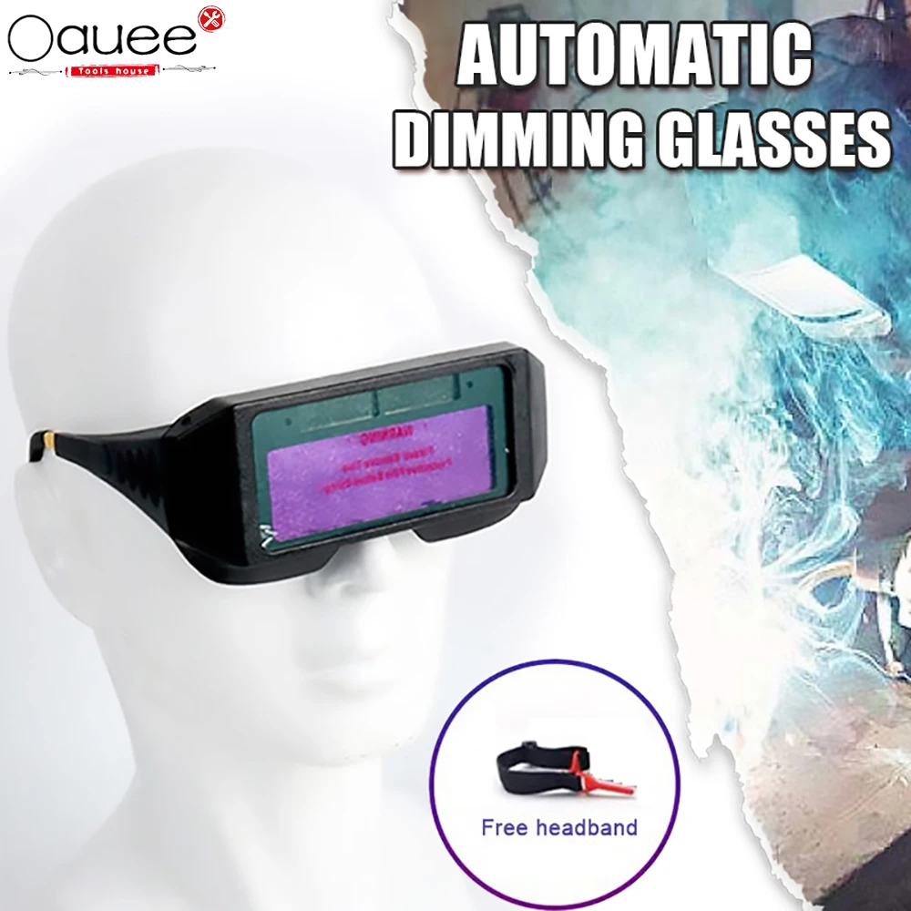 

Auto Darkening Welding Glasses Welding Helmets Anti-glare Argon Arc Automatic Light Change Goggles Welder Eye Protection Tools