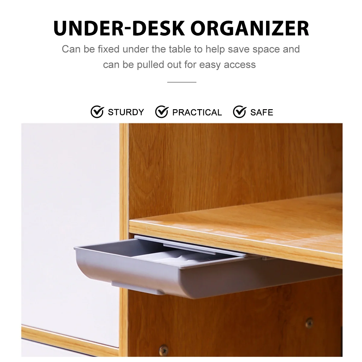 2 Pcs Drawer Storage Box Desk Bottom Desktop Drawers Pull-out Plastic Organizer Under Penholder
2 Pcs Drawer Storage Box Desk Bottom Desktop Drawers Pull-out Plastic Organizer Under Penholder