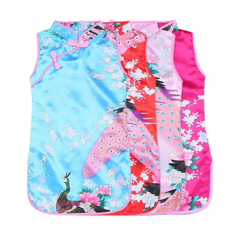 New Arrival Summer Dresses For Girls Floral Peacock Cheongsam Elegant Dresses Chinese Qipao Dress For Children Girls Clothes
New Arrival Summer Dresses For Girls Floral Peacock Cheongsam Elegant Dresses Chinese Qipao Dress For Children Girls Clothes