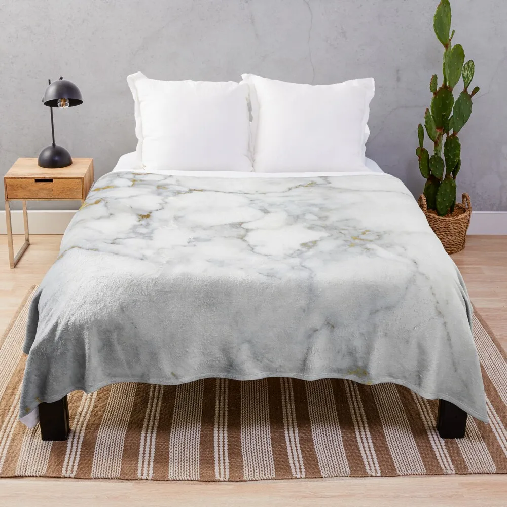 Faux Gold Veins on Gray and White Marble I Throw Blanket Flannel Fabric Blanket For Giant Sofa For Sofa Thin
Faux Gold Veins on Gray and White Marble I Throw Blanket Flannel Fabric Blanket For Giant Sofa For Sofa Thin