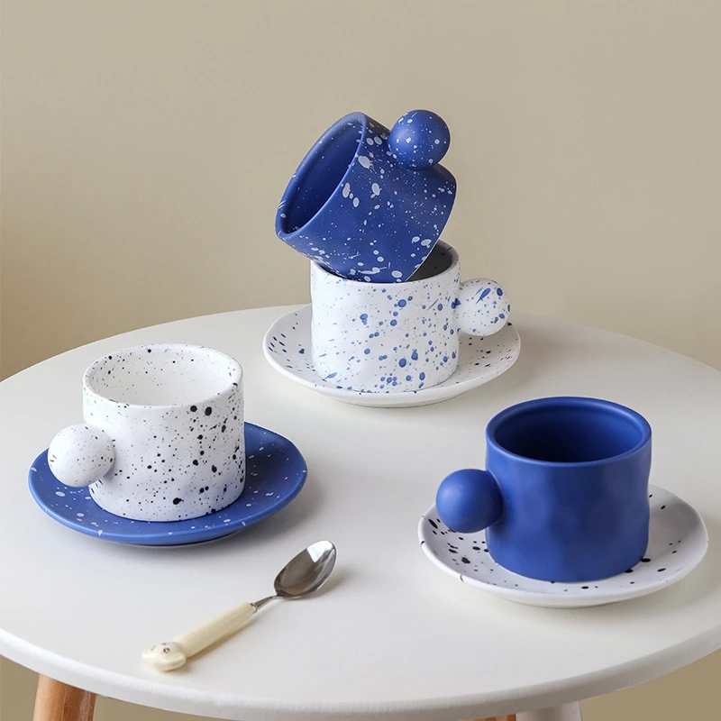 Northern Europe Breakfast Yogurt Cup Creativity Hand-Splashed Ink Mug Ceramic Cup And Saucer Couple Water Cup Gifts
Northern Europe Breakfast Yogurt Cup Creativity Hand-Splashed Ink Mug Ceramic Cup And Saucer Couple Water Cup Gifts
