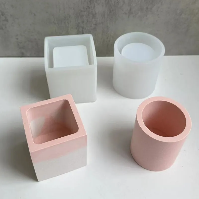 Concrete Square Vase Silicone Mold Round Flower Pot Handmade Plaster Epoxy Resin Pen Holder Cast Home Decoration Candle Cup Mold
Concrete Square Vase Silicone Mold Round Flower Pot Handmade Plaster Epoxy Resin Pen Holder Cast Home Decoration Candle Cup Mold