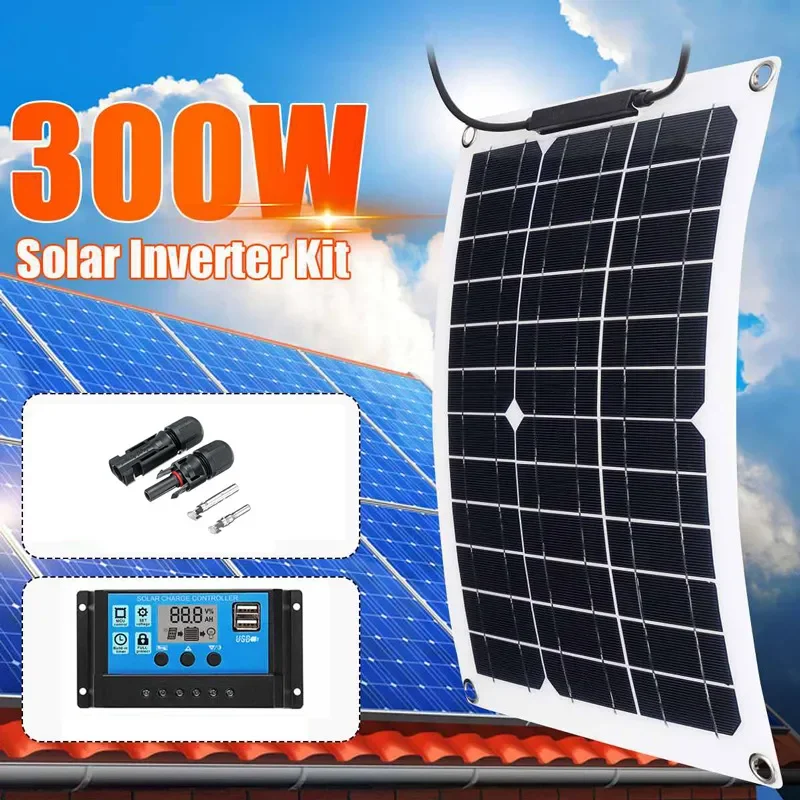 20W-300W Solar Panel 12V Solar Cell 100A Controller Solar Panel for Phone RV Car MP3 PAD Charger Outdoor Battery Supply Camping
20W-300W Solar Panel 12V Solar Cell 100A Controller Solar Panel for Phone RV Car MP3 PAD Charger Outdoor Battery Supply Camping