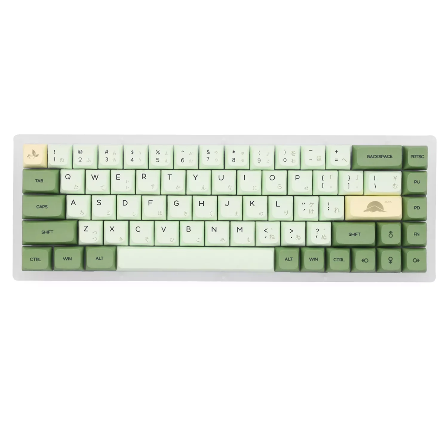 New V2 matcha green tea Dye Sub Keycap Set thick PBT for keyboard gh60 poker 87 tkl 104 ansi xd64 bm60 xd68 xd84 xd96 Japanese
New V2 matcha green tea Dye Sub Keycap Set thick PBT for keyboard gh60 poker 87 tkl 104 ansi xd64 bm60 xd68 xd84 xd96 Japanese