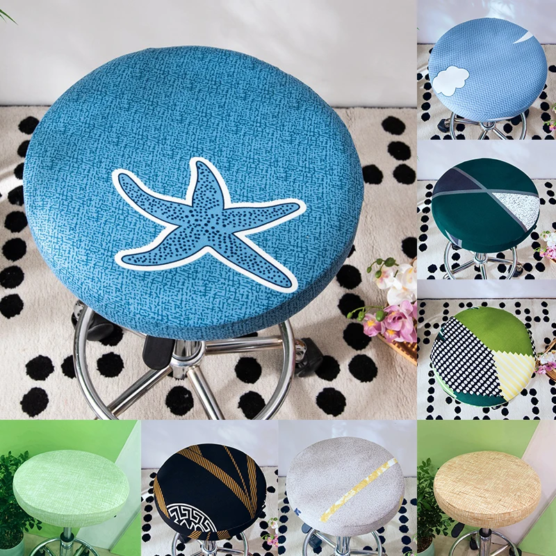Elastic Round Chair Cover Simple Printed Seat Cover Bar Office Household Dustproof Chair Protective Sleeve Home Decor Supplies
Elastic Round Chair Cover Simple Printed Seat Cover Bar Office Household Dustproof Chair Protective Sleeve Home Decor Supplies