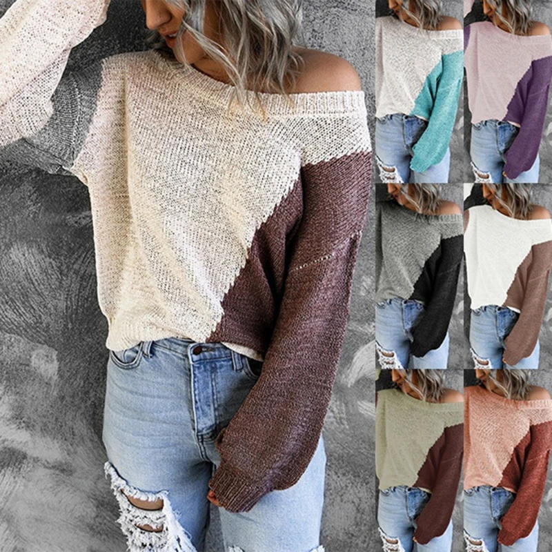 2022 Autumn Off Shoulder Sweater Women Loose Knitted Sweater Women Jumper Pullover Women Knitwear Long Sleeve
2022 Autumn Off Shoulder Sweater Women Loose Knitted Sweater Women Jumper Pullover Women Knitwear Long Sleeve