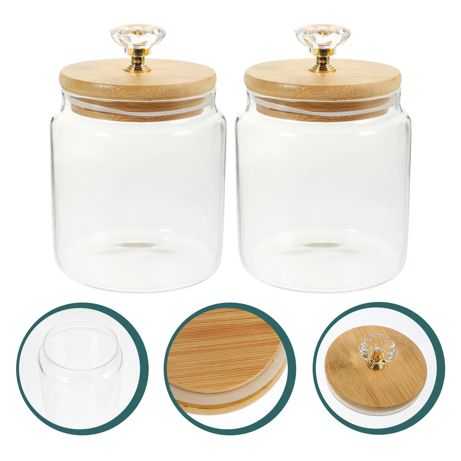 2 Pcs Glass Kitchen Canisters Glass Terrarium Clear Candy Jar Food Storage Container Glass Jars Candy Containers
2 Pcs Glass Kitchen Canisters Glass Terrarium Clear Candy Jar Food Storage Container Glass Jars Candy Containers