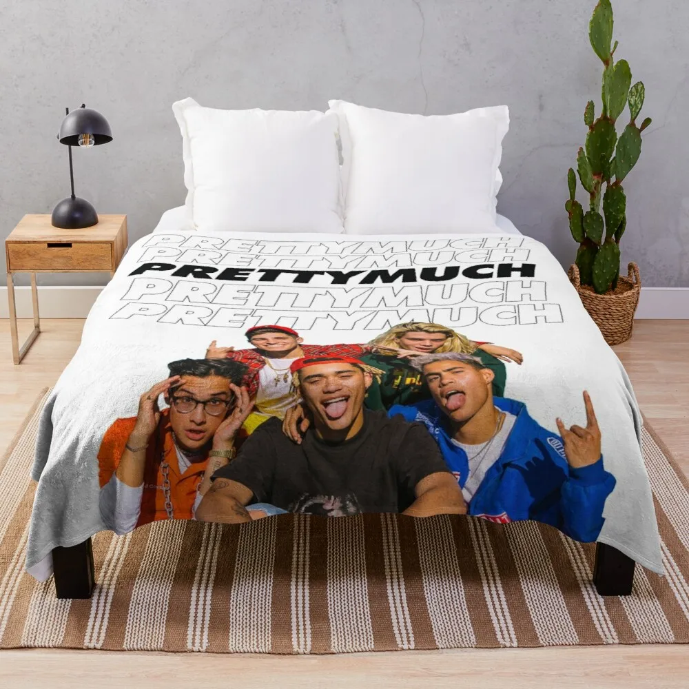 PRETTYMUCH w/ logo Throw Blanket Luxury Brand Blanket Quilt Blanket Single Blanket
PRETTYMUCH w/ logo Throw Blanket Luxury Brand Blanket Quilt Blanket Single Blanket