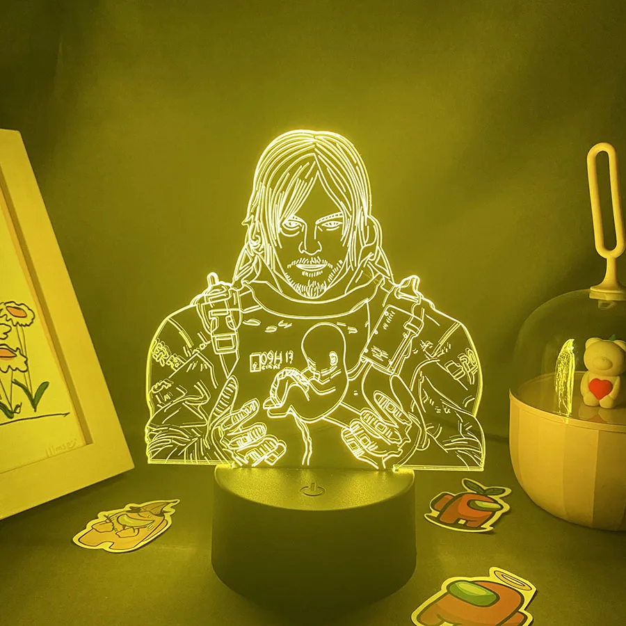 Hot Game Death Stranding Sam Porter Bridges 3D Led Neon Nightlight Birthday Gift For Gamer Boyfriend Kid Bedroom Decor Lava Lamp
Hot Game Death Stranding Sam Porter Bridges 3D Led Neon Nightlight Birthday Gift For Gamer Boyfriend Kid Bedroom Decor Lava Lamp