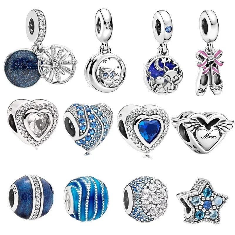 Plata Charms Of Original Fits Original Pandora Bracelet 925 Silver Women Pendant Jewelry Bright Star Blue Fox Fashion Pendant
Plata Charms Of Original Fits Original Pandora Bracelet 925 Silver Women Pendant Jewelry Bright Star Blue Fox Fashion Pendant