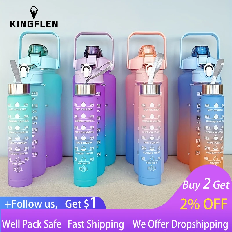 3pcs Water Bottles For Outdoor Sports Fitness Gym Yoga Running Cycling Plastic Sports Water Bottles For Adults Kids BPA Free
3pcs Water Bottles For Outdoor Sports Fitness Gym Yoga Running Cycling Plastic Sports Water Bottles For Adults Kids BPA Free