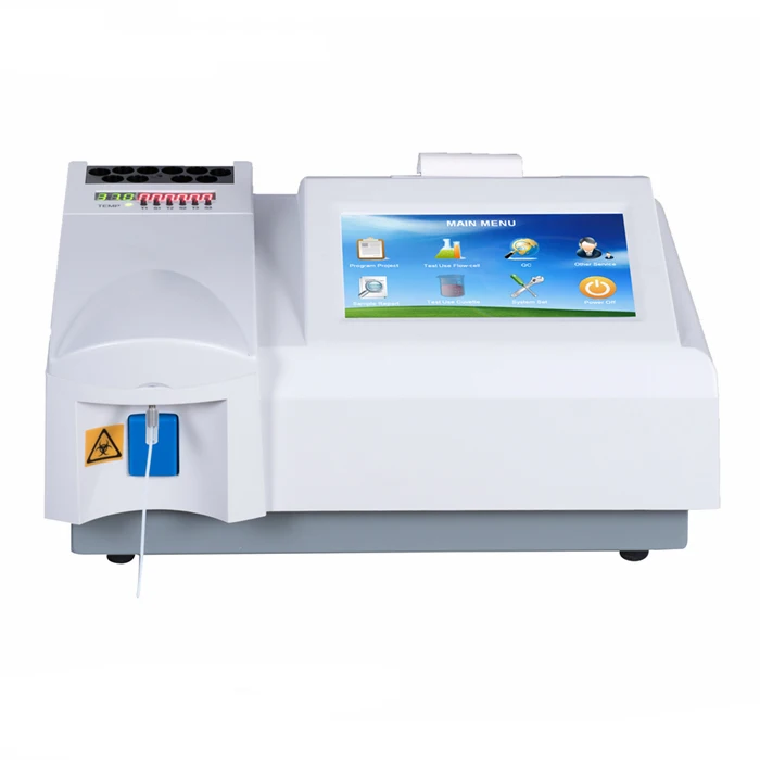 factory cheap price portable small blood Semi-automatic chemistry analyzer for hospital
factory cheap price portable small blood Semi-automatic chemistry analyzer for hospital