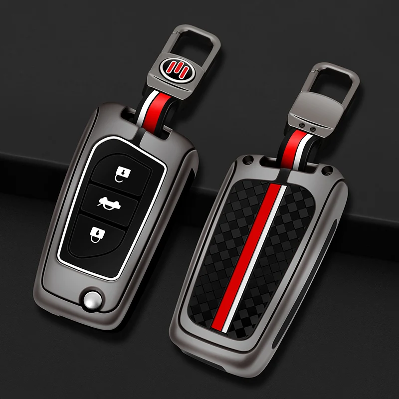 Metal Car Flip Key Case Cover Shell For Toyota Hilux Yaris RAV4 Corolla Avensis Aygo Verso Scion TC Auris Keyless Accessories
Metal Car Flip Key Case Cover Shell For Toyota Hilux Yaris RAV4 Corolla Avensis Aygo Verso Scion TC Auris Keyless Accessories