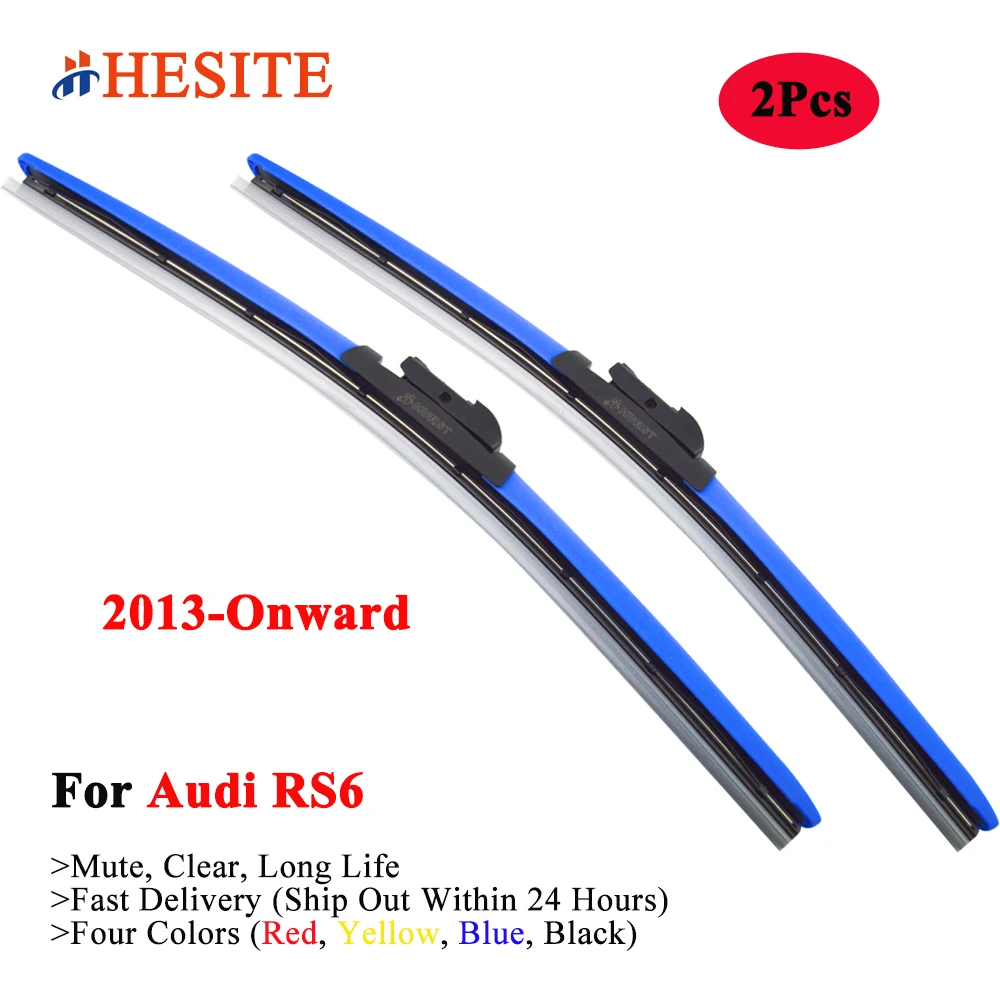 HESITE Colorful Wiper Blades For Stage 2 3 Audi RS6 C7 C8 Plus Sedan Sportback 2015 2017 2018 2020 2021 Yellow Black Red Wipers 
HESITE Colorful Wiper Blades For Stage 2 3 Audi RS6 C7 C8 Plus Sedan Sportback 2015 2017 2018 2020 2021 Yellow Black Red Wipers