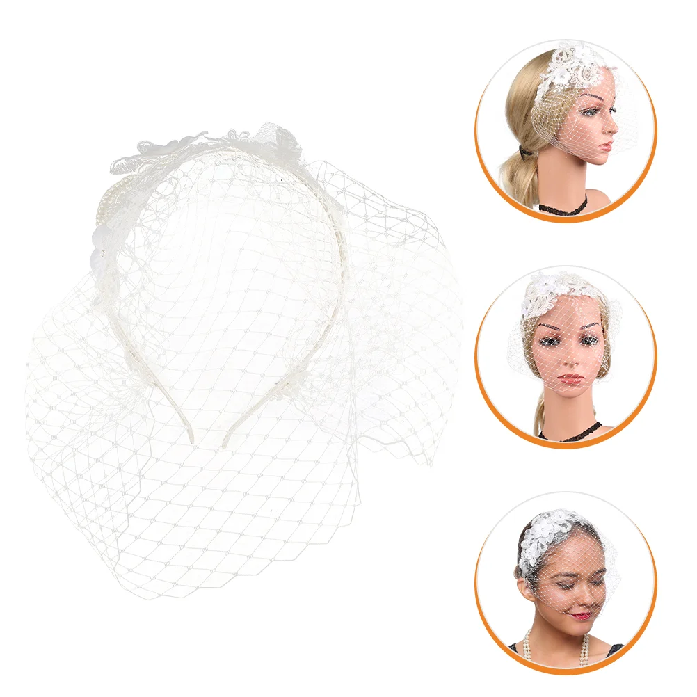 Flower Headpiece Women Mesh Lace Headband Dress Hats Box Tea Women's Fascinators White Miss
Flower Headpiece Women Mesh Lace Headband Dress Hats Box Tea Women's Fascinators White Miss