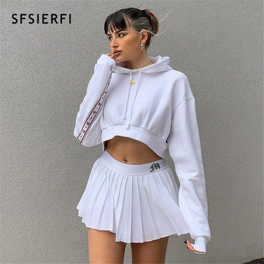 SFSIERFI Streetwear High Waist Solid Pleated Mini Skirt Women Summer Gothic Korean Fashion Cute White A-line Y2k Skirt Clothes
SFSIERFI Streetwear High Waist Solid Pleated Mini Skirt Women Summer Gothic Korean Fashion Cute White A-line Y2k Skirt Clothes