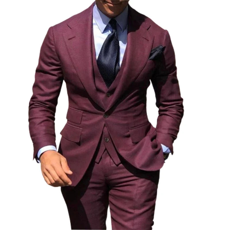 Classy Wedding Tuxedos Suits Slim Fit Bridegroom For Men 3 Pieces Groomsmen Suit Male Cheap Formal Business (Jacket+Vest+Pants)
Classy Wedding Tuxedos Suits Slim Fit Bridegroom For Men 3 Pieces Groomsmen Suit Male Cheap Formal Business (Jacket+Vest+Pants)