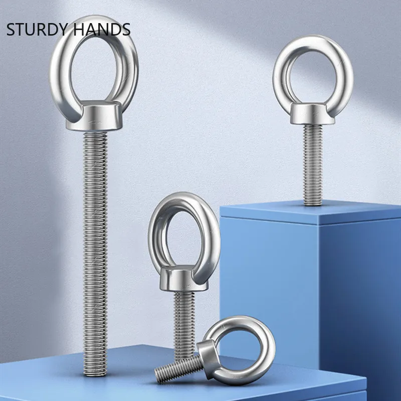 2pcs M3 M4 M5 M6 M8 M10 M12 Eye Bolt Stainless Steel Marine Lifting Eye Screws Ring Loop Hole Cable Rope Eyebolt Hardware Tools
2pcs M3 M4 M5 M6 M8 M10 M12 Eye Bolt Stainless Steel Marine Lifting Eye Screws Ring Loop Hole Cable Rope Eyebolt Hardware Tools