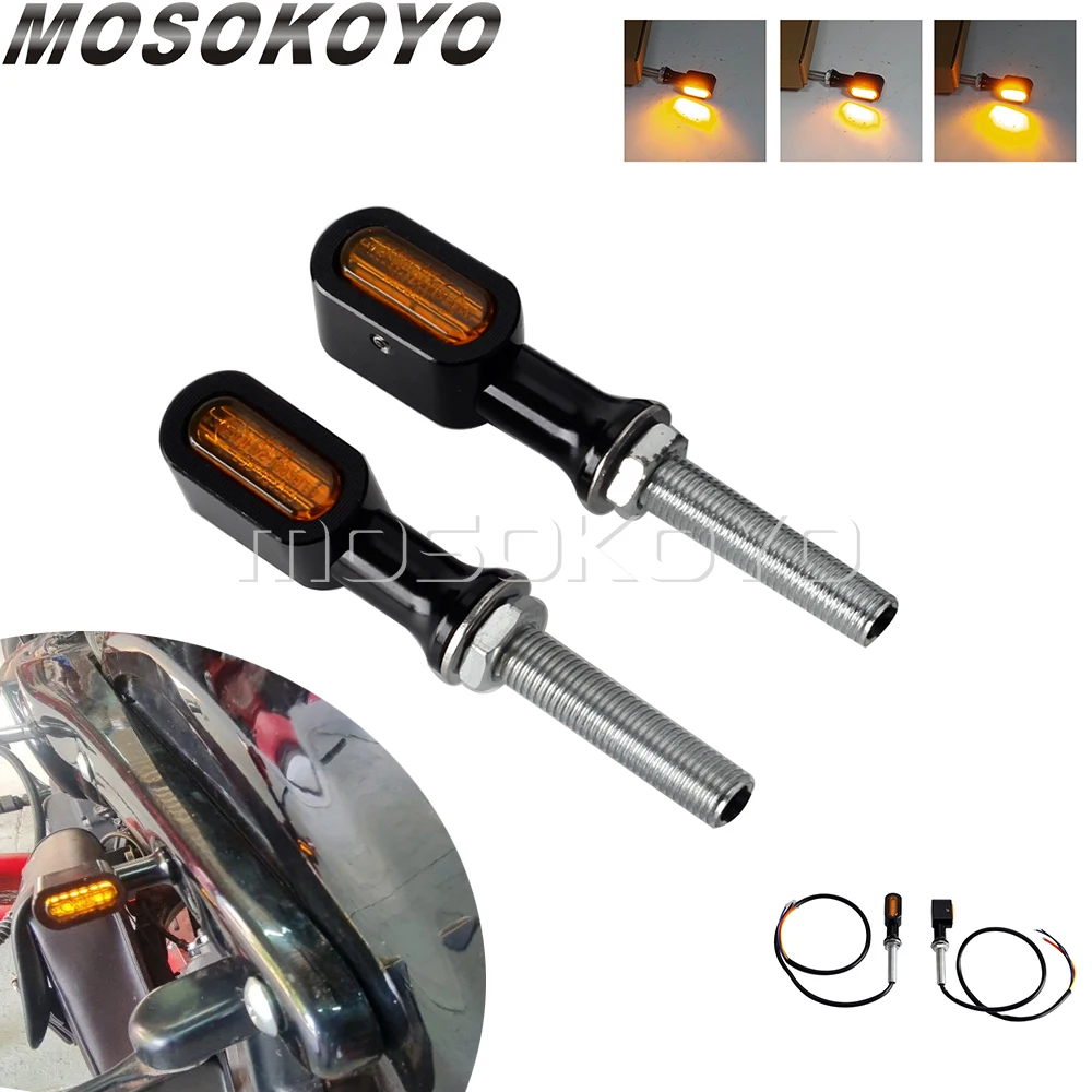 For Touring Softail Motorcycle Rear Mini Turn Signal Indicator LED Brake Light Runing Lamp for Harley Custom Cruiser Scrambler
For Touring Softail Motorcycle Rear Mini Turn Signal Indicator LED Brake Light Runing Lamp for Harley Custom Cruiser Scrambler