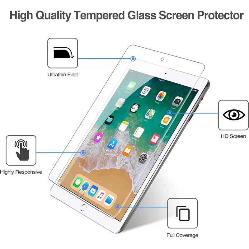 2 упаковки, защита для экрана ProCase iPad 9,7, 7, закаленное искусственное стекло для 9,7 дюйма, 6, 5, Pro 2016, 2013, Air 2, 2014, 2018, 2017,
2 упаковки, защита для экрана ProCase iPad 9,7, 7, закаленное искусственное стекло для 9,7 дюйма, 6, 5, Pro 2016, 2013, Air 2, 2014, 2018, 2017,