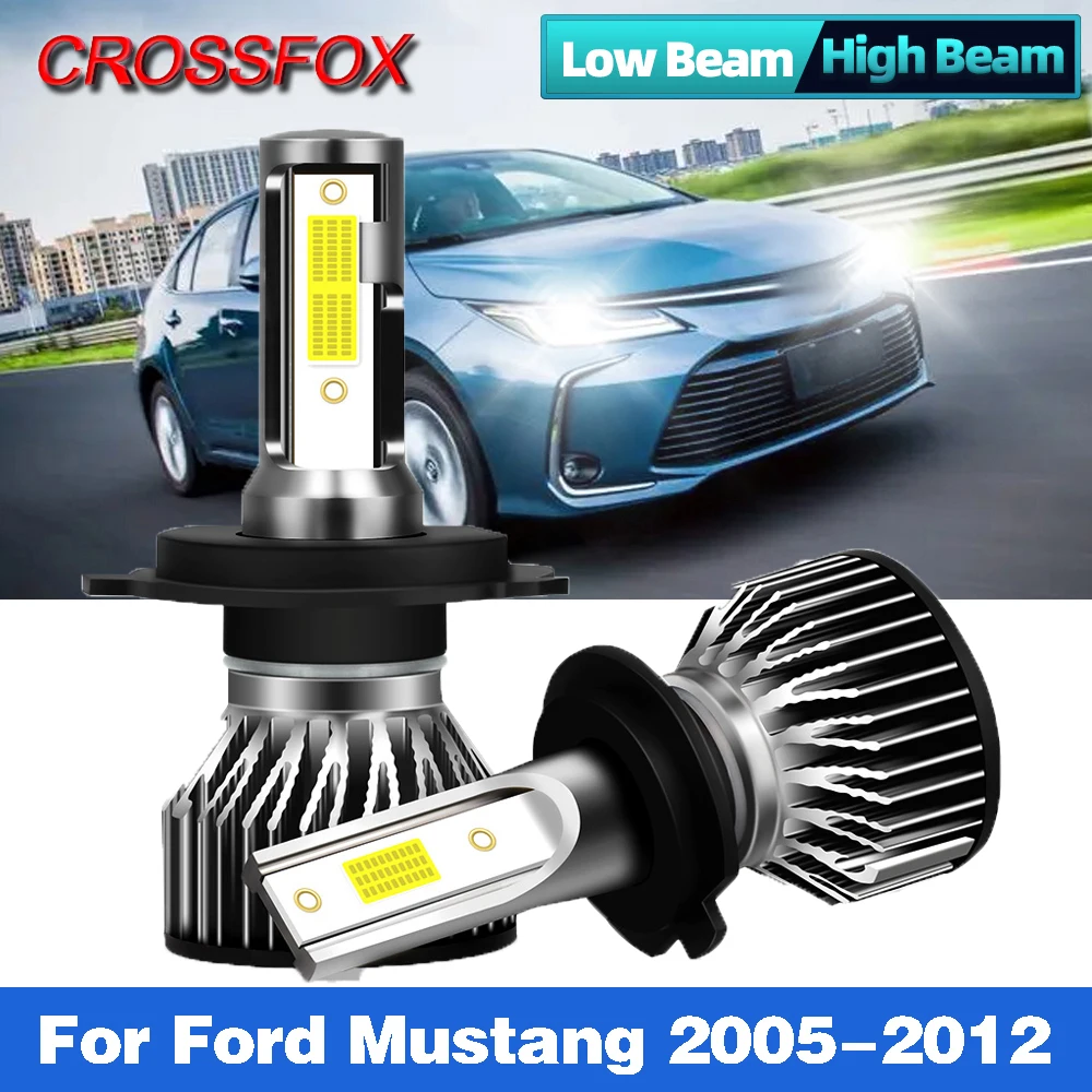 H13 LED Car Headlight 6000K White 90W 12000LM LED Headlight Bulbs 12V For Ford Mustang 2005 2006 2007 2008 2009 2010 2011 2012
H13 LED Car Headlight 6000K White 90W 12000LM LED Headlight Bulbs 12V For Ford Mustang 2005 2006 2007 2008 2009 2010 2011 2012