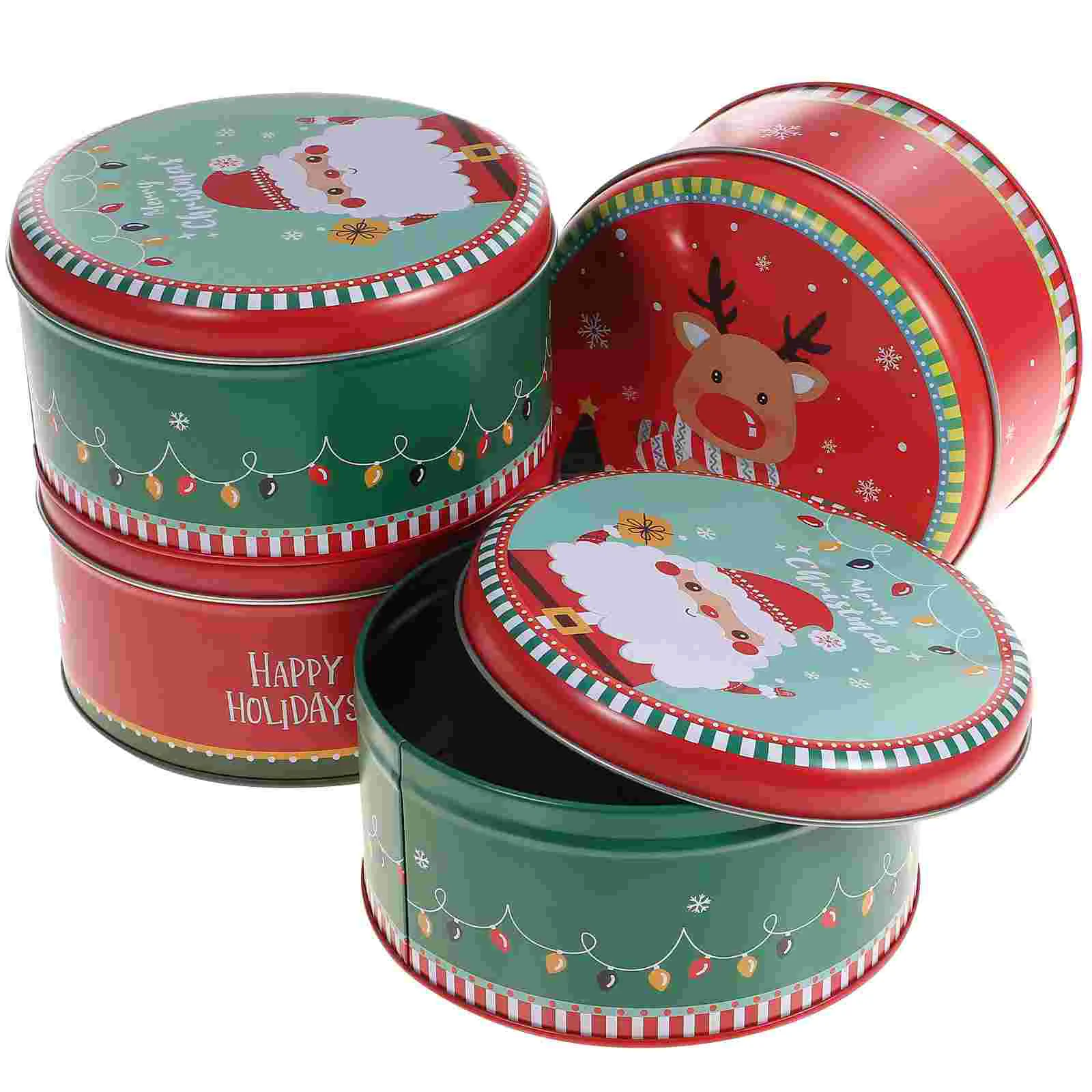 Christmas Tin Box Gift Container Xmas Themed Case Packaging Santa Claus Tinplate Snowman Cookie Candy Storage
Christmas Tin Box Gift Container Xmas Themed Case Packaging Santa Claus Tinplate Snowman Cookie Candy Storage