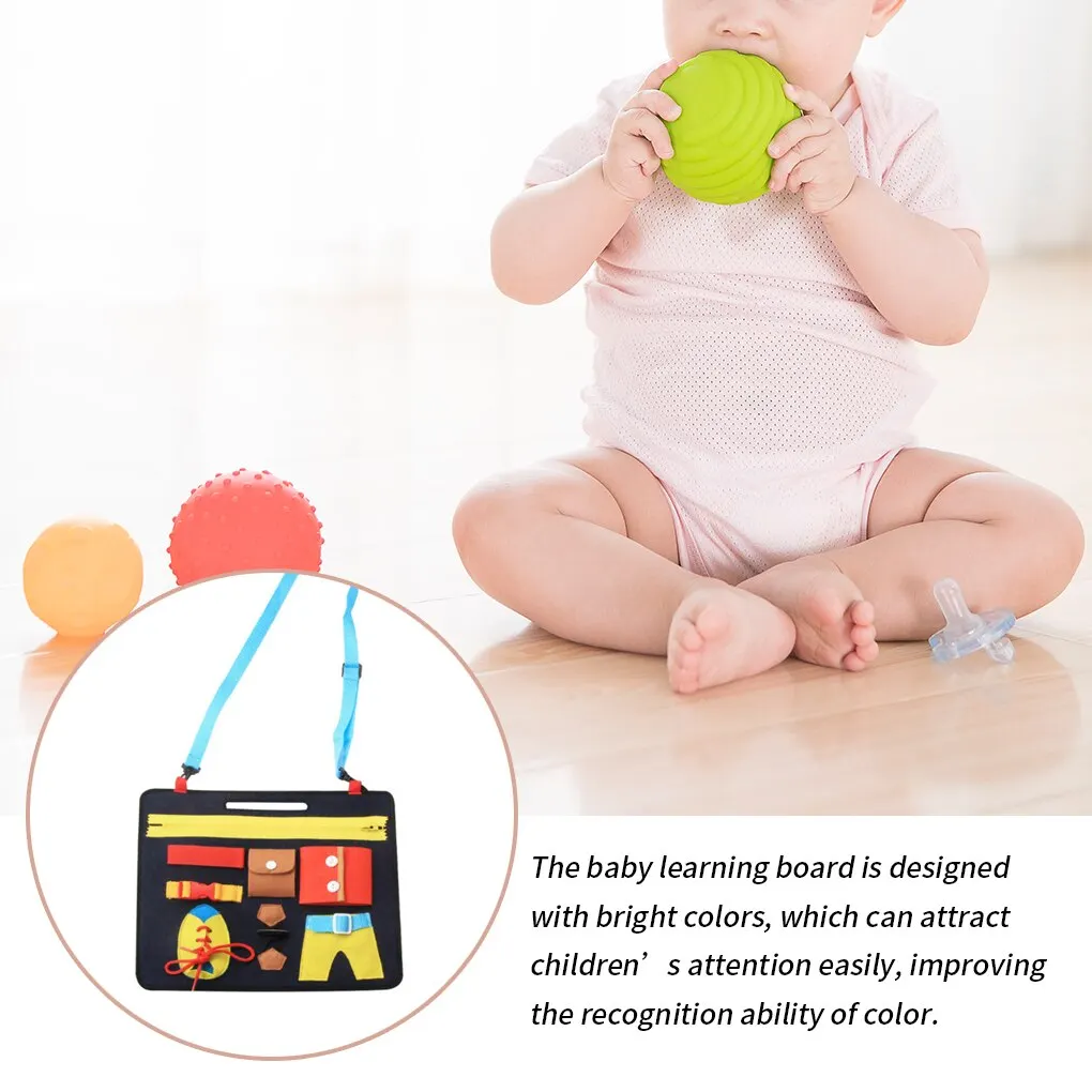 Baby Busy Board Kids Montessori Toy Buckle Training Essential Educational Sensory Board For Toddlers Ntelligence Developing
Baby Busy Board Kids Montessori Toy Buckle Training Essential Educational Sensory Board For Toddlers Ntelligence Developing