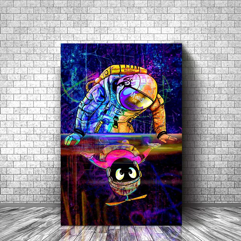 MINDSET IS EVERYTHING Astronaut Pop Art Graffiti Poster Print On Canvas Painting Wall Art Pictures For Living Room Home Decora
MINDSET IS EVERYTHING Astronaut Pop Art Graffiti Poster Print On Canvas Painting Wall Art Pictures For Living Room Home Decora