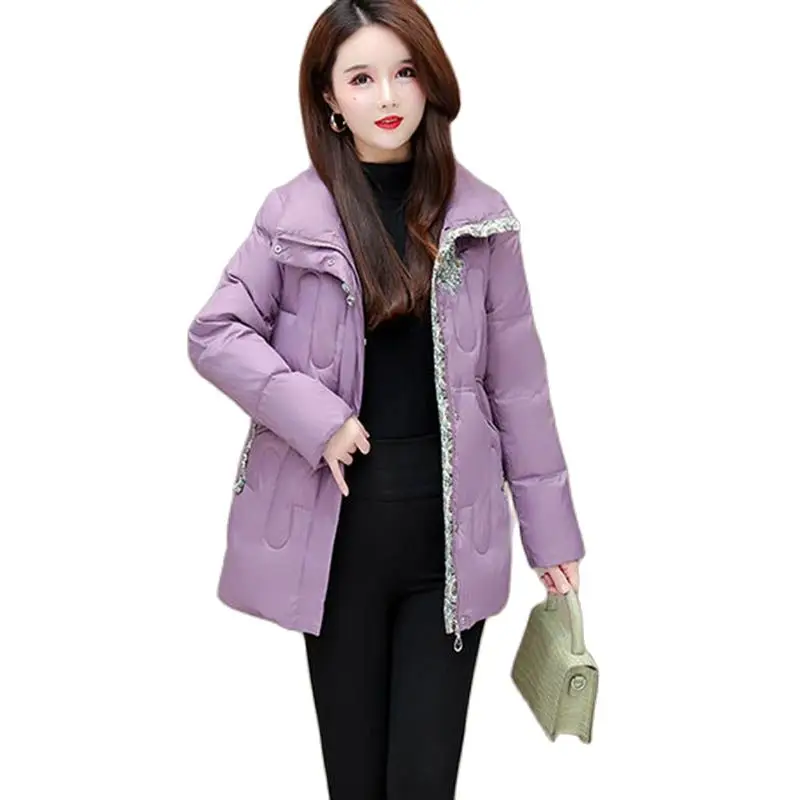 Temperament Down Jacket Women's 2023 Winter Fashion New Korean Version Western Style Slim White Duck Down Cold Warm Loose Coat
Temperament Down Jacket Women's 2023 Winter Fashion New Korean Version Western Style Slim White Duck Down Cold Warm Loose Coat