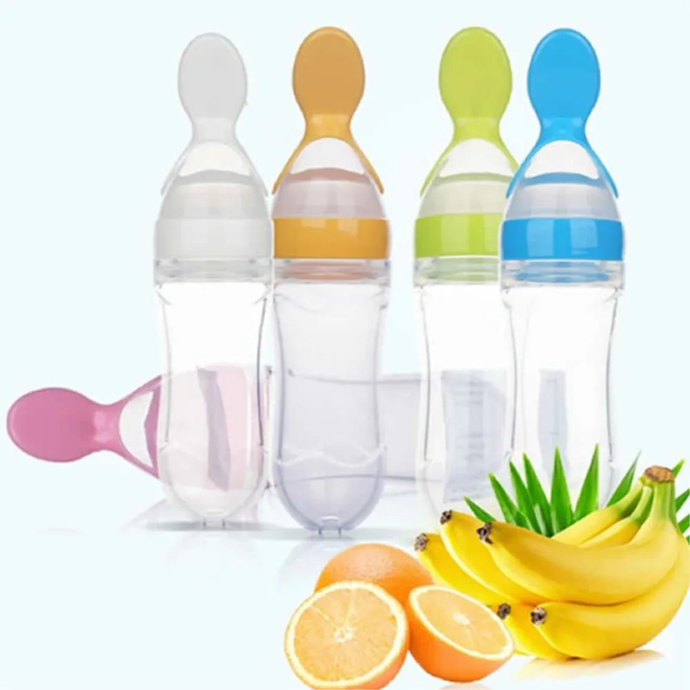 Baby Rice Paste Bottle Vegetable Fruit Feeding Silicone Milk Squeeze Spoon Baby Food Supplement Bottle Rice Paste Spoon
Baby Rice Paste Bottle Vegetable Fruit Feeding Silicone Milk Squeeze Spoon Baby Food Supplement Bottle Rice Paste Spoon