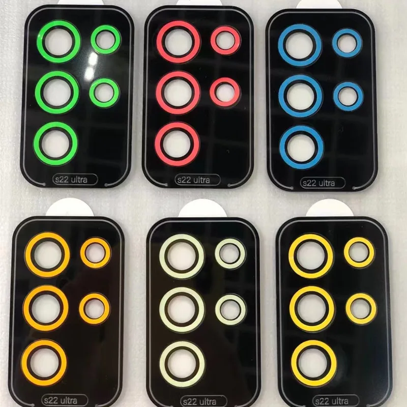 Cool Luminous Lens Protector For Samsung Galaxy S22 Ultra Camera Protector Metal Rings Tempered Glass Lens film for s22ultra 5G
Cool Luminous Lens Protector For Samsung Galaxy S22 Ultra Camera Protector Metal Rings Tempered Glass Lens film for s22ultra 5G