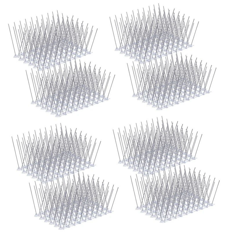 40 Pcs Bird Spikes, Stainless Steel Bird Deterrent Spikes Cover For Fence Railing Walls Roof Yard
40 Pcs Bird Spikes, Stainless Steel Bird Deterrent Spikes Cover For Fence Railing Walls Roof Yard