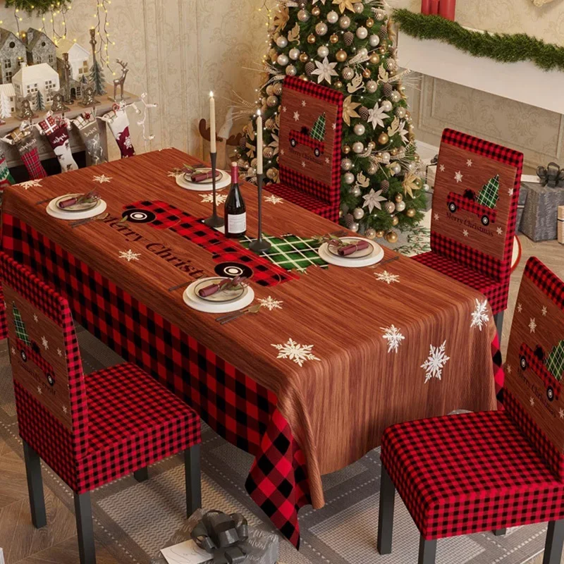 Christmas Tablecloth Xmas Stretch Universal Dining Chair Cover Elastic Santa Dinner Table Cover Cloth for Home Party Decor 2024
Christmas Tablecloth Xmas Stretch Universal Dining Chair Cover Elastic Santa Dinner Table Cover Cloth for Home Party Decor 2024