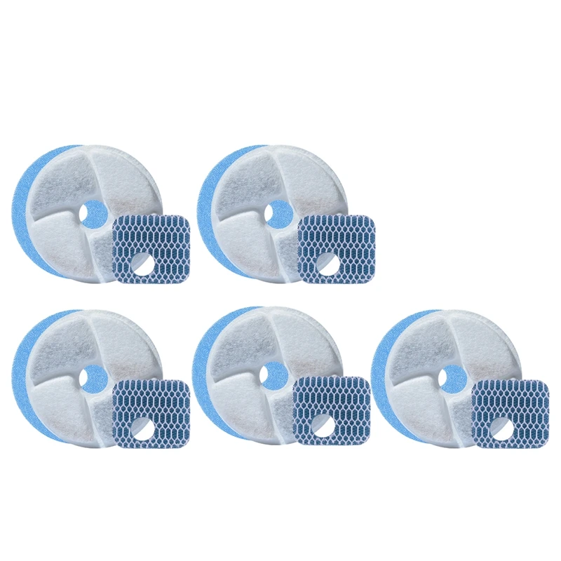 AT35 Cat Water Fountain Filters 5 Pack Cat Fountain Filter Replacement, For CF-1 Cat Water Fountain, Pet Water Dispenser
AT35 Cat Water Fountain Filters 5 Pack Cat Fountain Filter Replacement, For CF-1 Cat Water Fountain, Pet Water Dispenser