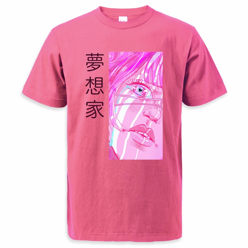 2022 Summer Pink Unisex Dreamer Print T-shirts Mangas Anime Girl Tshirt Classical Hip Hop Clothes Crewneck Streetwear
2022 Summer Pink Unisex Dreamer Print T-shirts Mangas Anime Girl Tshirt Classical Hip Hop Clothes Crewneck Streetwear