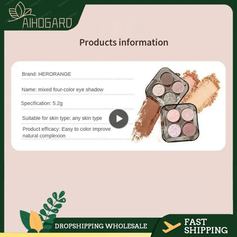 Repairer Silky Touch Fine Silty Eyeshadow Make-up Four-color Eye Shadow Plate Powder All-match Color Matching Make-up Plate 5.2g
Repairer Silky Touch Fine Silty Eyeshadow Make-up Four-color Eye Shadow Plate Powder All-match Color Matching Make-up Plate 5.2g