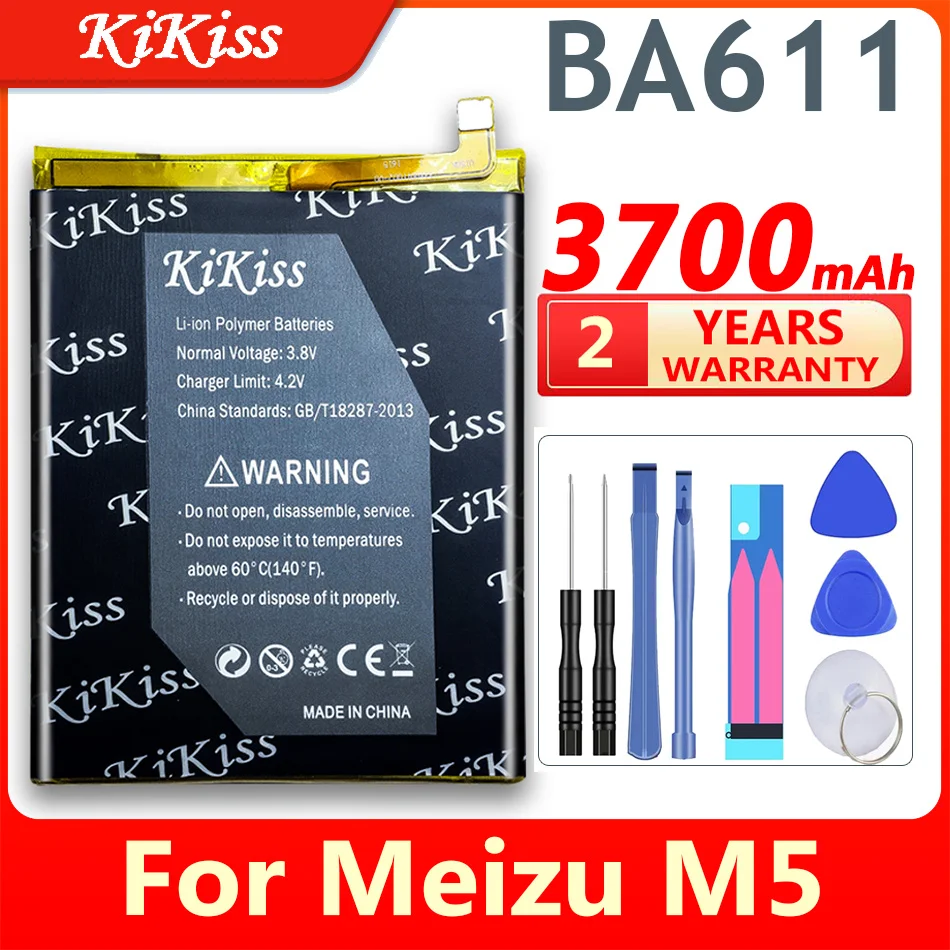 BA611 3700mAh Battery For Meizu Meizy Meilan 5 M5 M611 M611H SmartPhone 
BA611 3700mAh Battery For Meizu Meizy Meilan 5 M5 M611 M611H SmartPhone