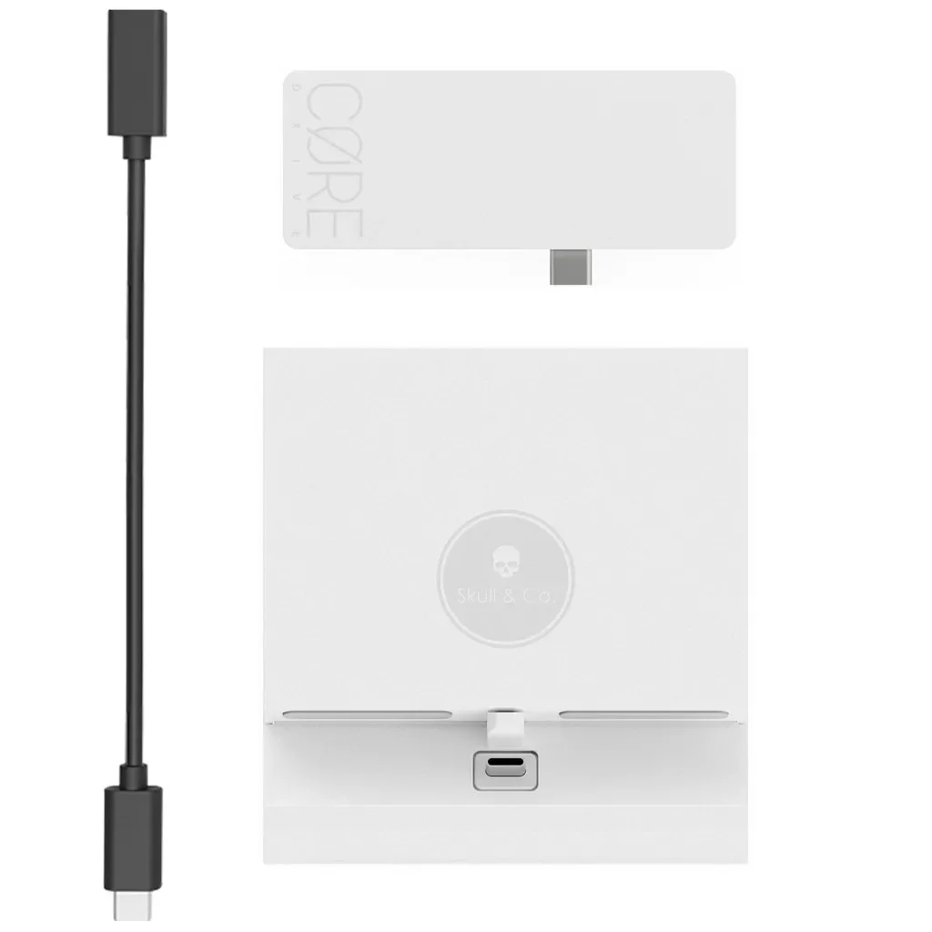 Skull & Co. Jumpgate Dock Stand with Detachable USB C Hub DeX Docking Station for Nintendo Switch & OLED MacBook Mobile
Skull & Co. Jumpgate Dock Stand with Detachable USB C Hub DeX Docking Station for Nintendo Switch & OLED MacBook Mobile