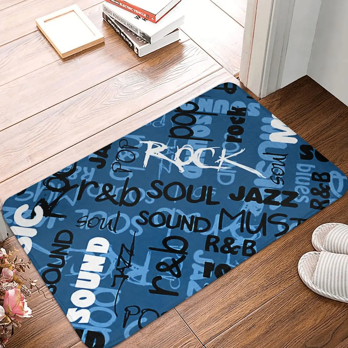 Music Pattern Art Bathroom Non-Slip Carpet Blue Rock Pop R And B Ext Living Room Mat Welcome Doormat Home Decoration Rug
Music Pattern Art Bathroom Non-Slip Carpet Blue Rock Pop R And B Ext Living Room Mat Welcome Doormat Home Decoration Rug