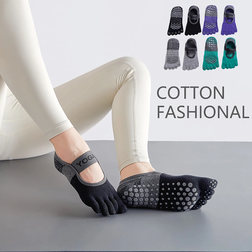 Yoga Socks Women Autumn And Winter Pilates Professional Running Skipping Rope Fitness Mountaineering Five Finger Cotton Socks
Yoga Socks Women Autumn And Winter Pilates Professional Running Skipping Rope Fitness Mountaineering Five Finger Cotton Socks