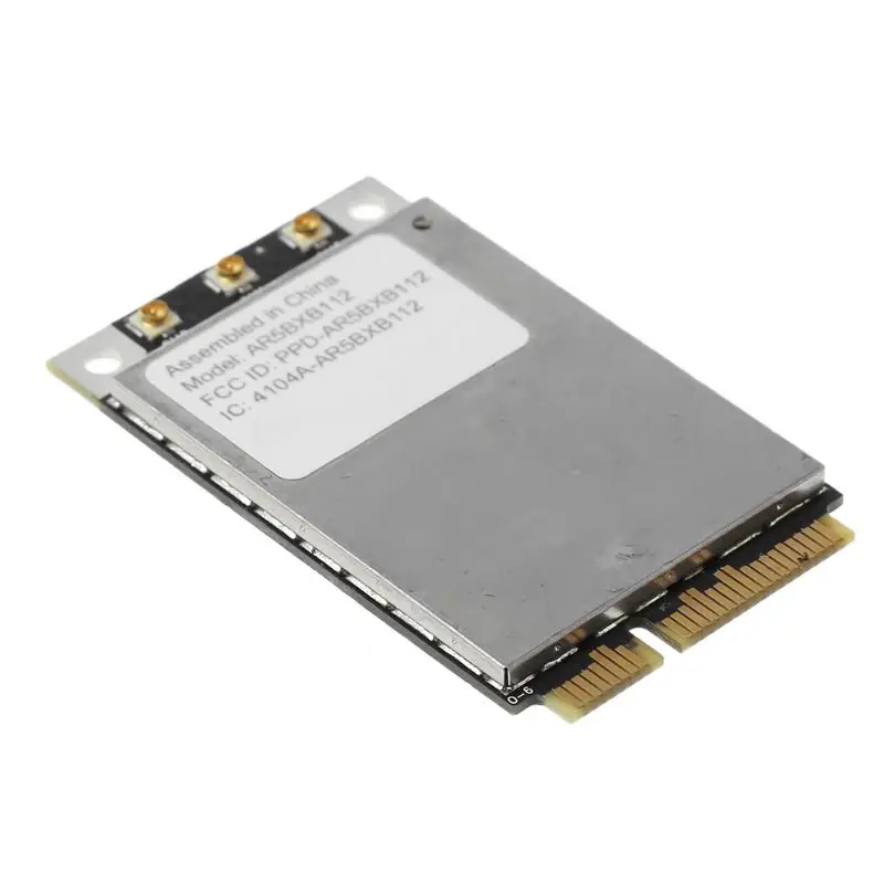 AR5BXB112 AR9380 450Mbps Dual Band Mini PCI-E Wireless Wifi Card Adapter for Pro 802.11a/b/g/n Wlan S/N Accessories Dropship
AR5BXB112 AR9380 450Mbps Dual Band Mini PCI-E Wireless Wifi Card Adapter for Pro 802.11a/b/g/n Wlan S/N Accessories Dropship
